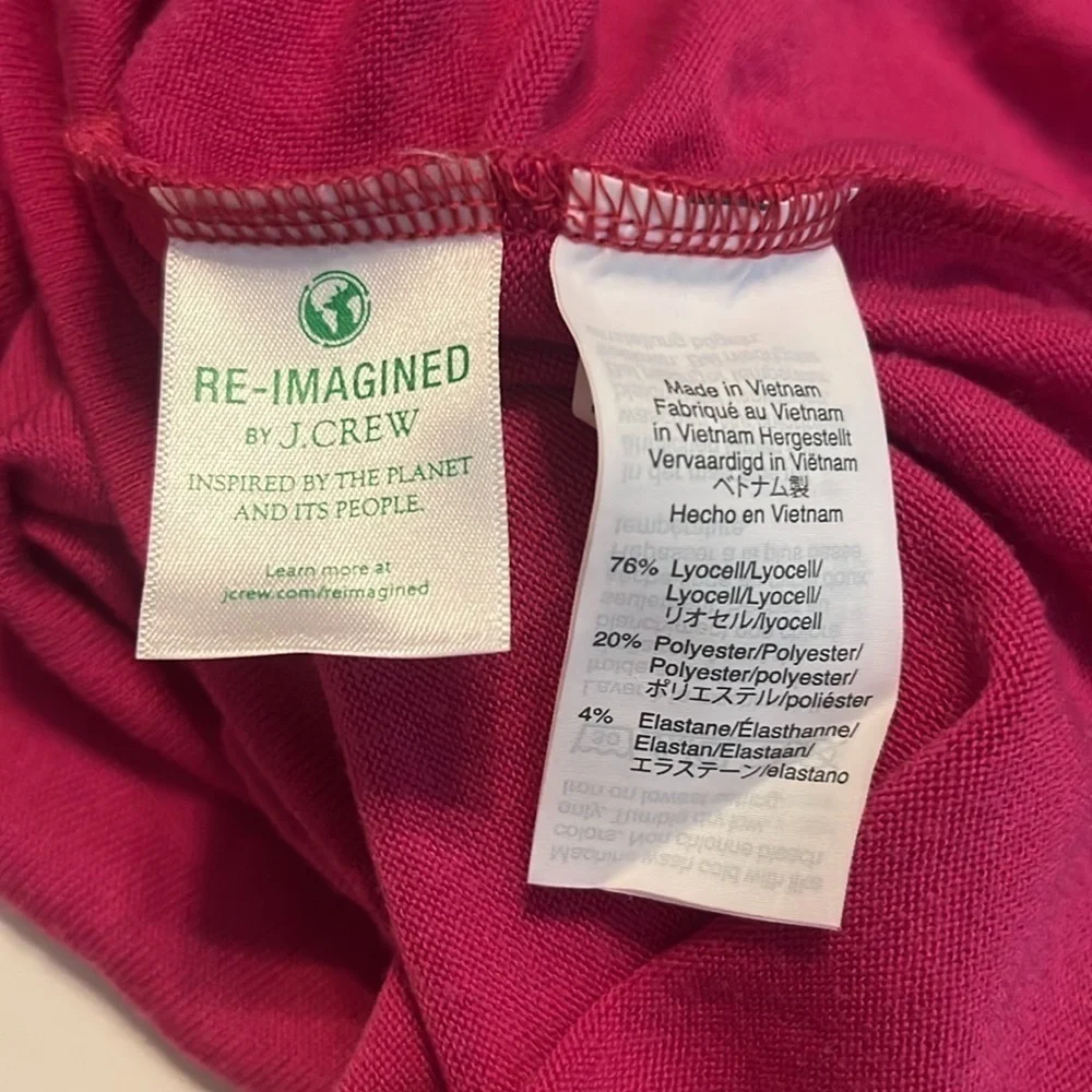J. Crew Pink Supercozy Puff-Sleeve Pullover Long Sleeve Size M